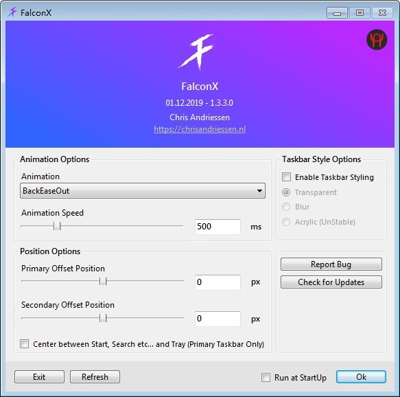 FalconX(系统美化软件) v1.3.3.0 官方版
