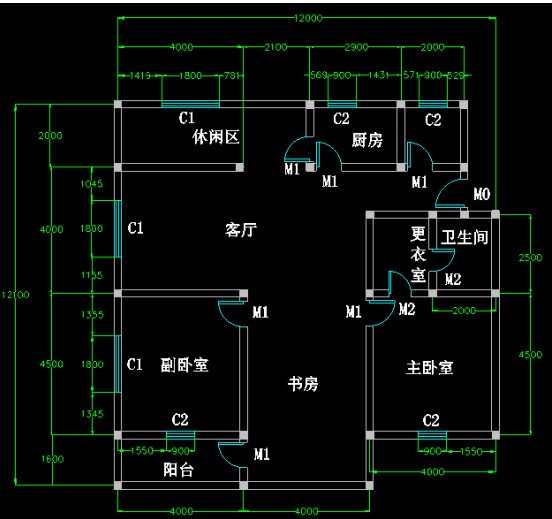 CAD迷你家装(2)