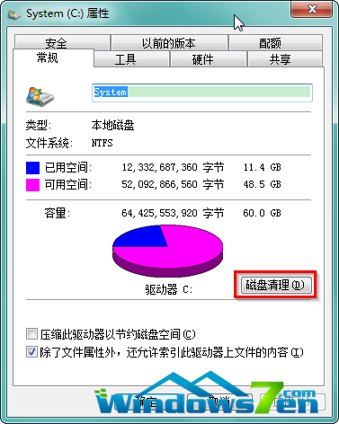 Win7系统如何减少C盘给系统盘空间瘦身(1)
