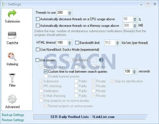 GSA Search Engine Ranker(2)