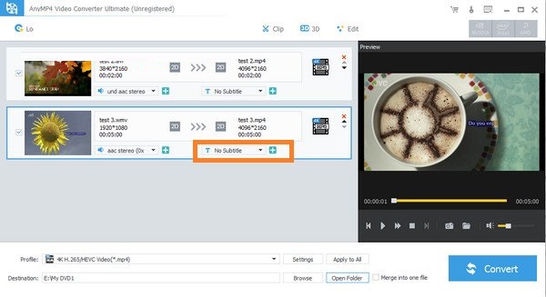 AnyMP4 Video Converter Ultimate怎么使用(3)