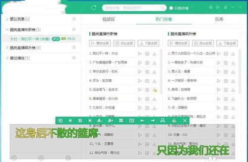 怎么在酷狗直播伴侣下载歌词(4)