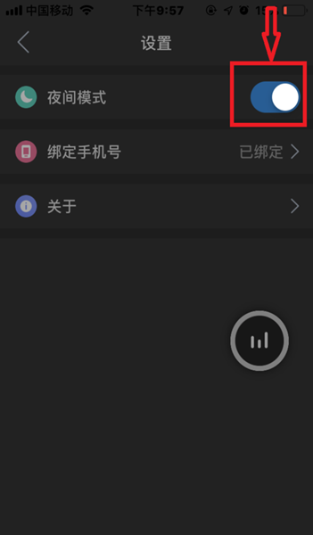 讯飞有声如何开启“夜间模式”？