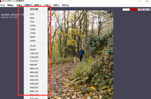 怎么使用iRoundPic切割图片的尺寸(2)