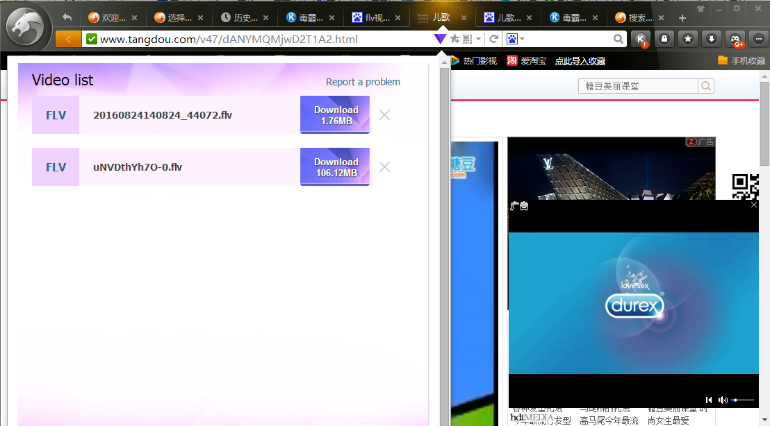 猎豹安全浏览器怎样下载网页上的FLV视频(5)