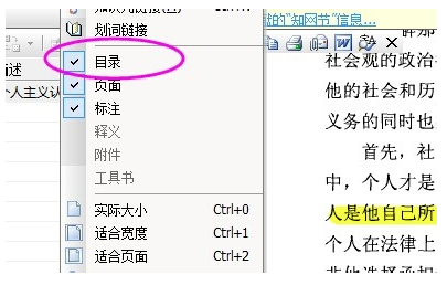 CAJViewer阅读器目录如何显示(8)