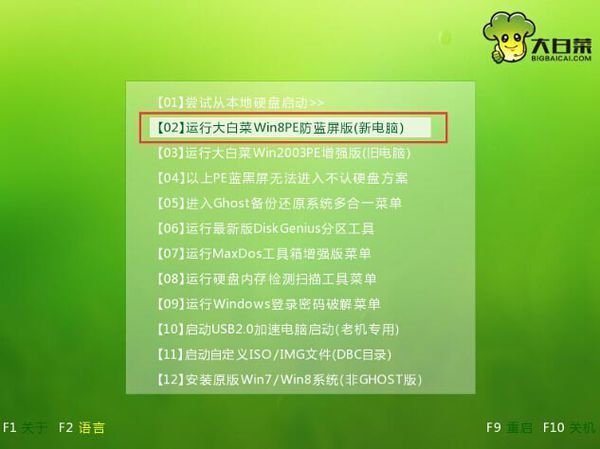 如何用大白菜iso模式安装win7系统 大白菜iso模式安装win7系统步骤(7)