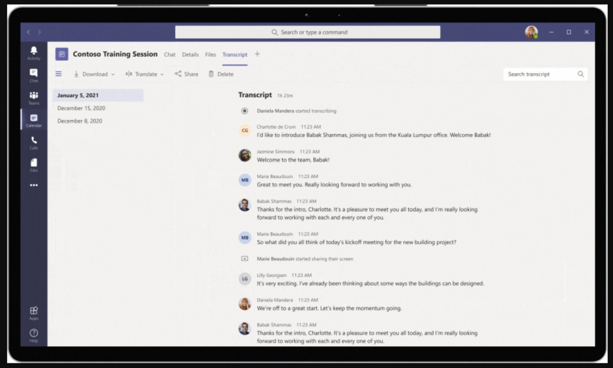 Microsoft Teams在大规模更新中添加了“ Together模式”(1)