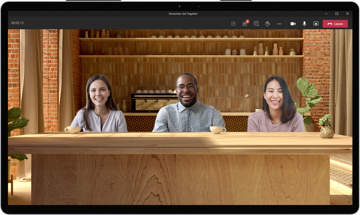 Microsoft Teams在大规模更新中添加了“ Together模式”(4)