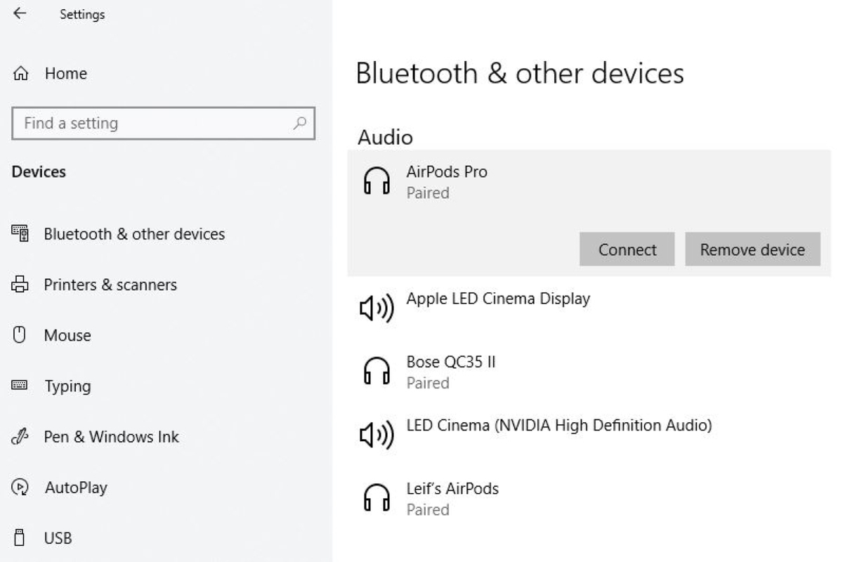 如何将AirPods或AirPods Pro与Windows 10配对(2)