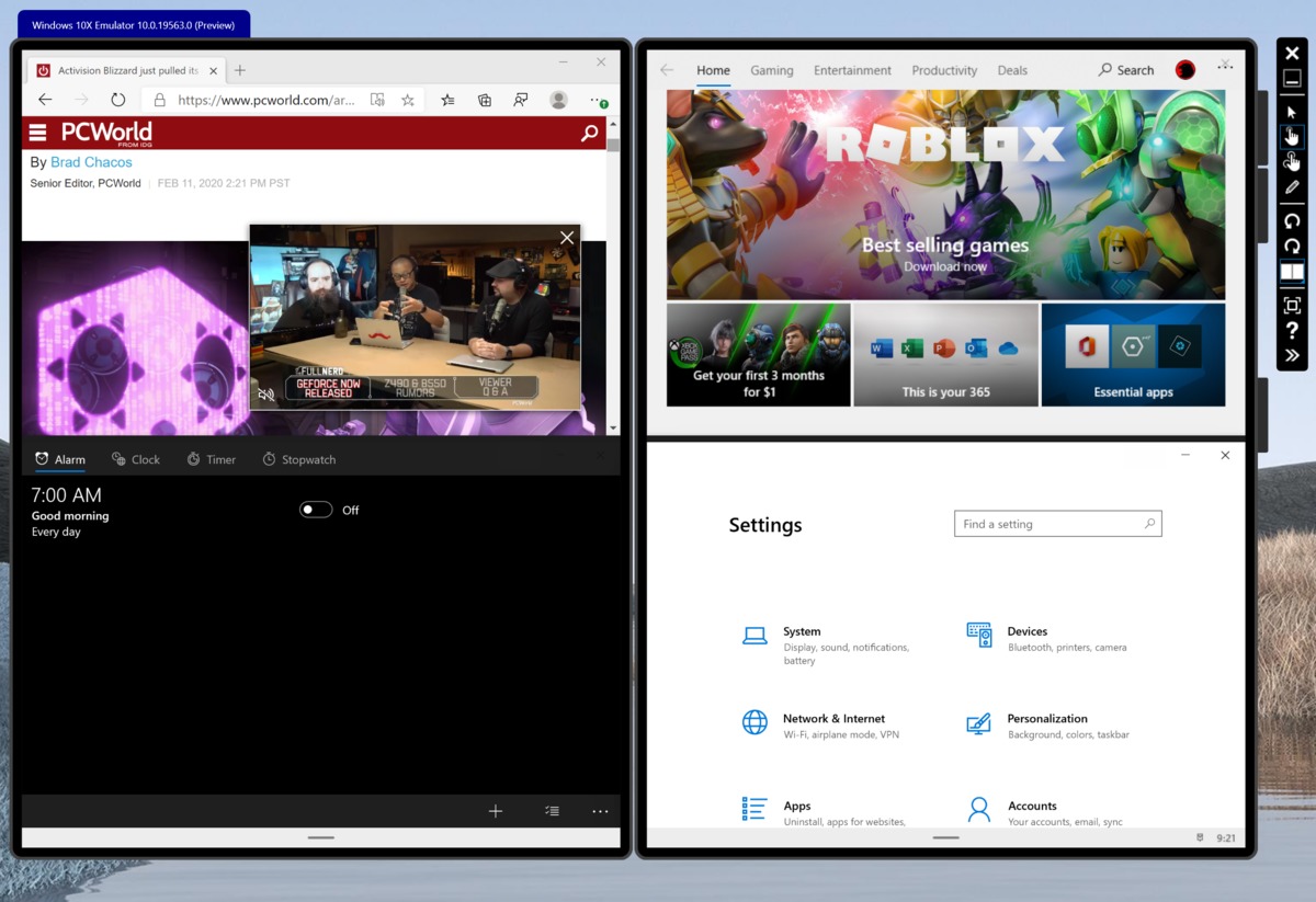 动手使用Windows 10X：微软的双屏操作系统虽然浅薄但却很流畅(6)