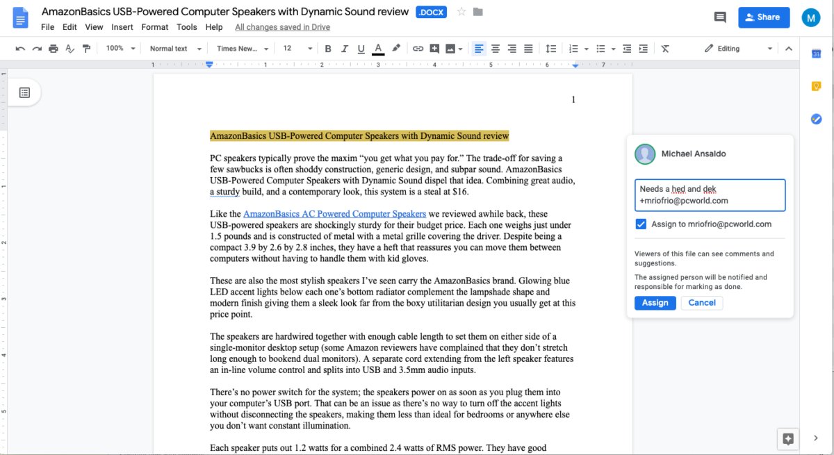 如何在G Suite中处理Microsoft Office文件(3)