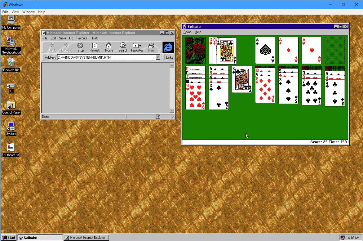 Windows 95进入25岁：使用此怀旧应用程序重温辉煌的日子