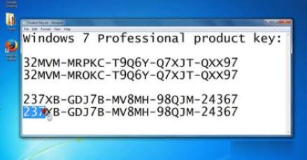 win7密钥 win7激活码 win7永久激活方法（100%激活）