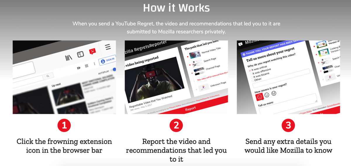 Mozilla的RegretsReporter浏览器扩展程序将尝试了解YouTube为何如此糟糕(1)