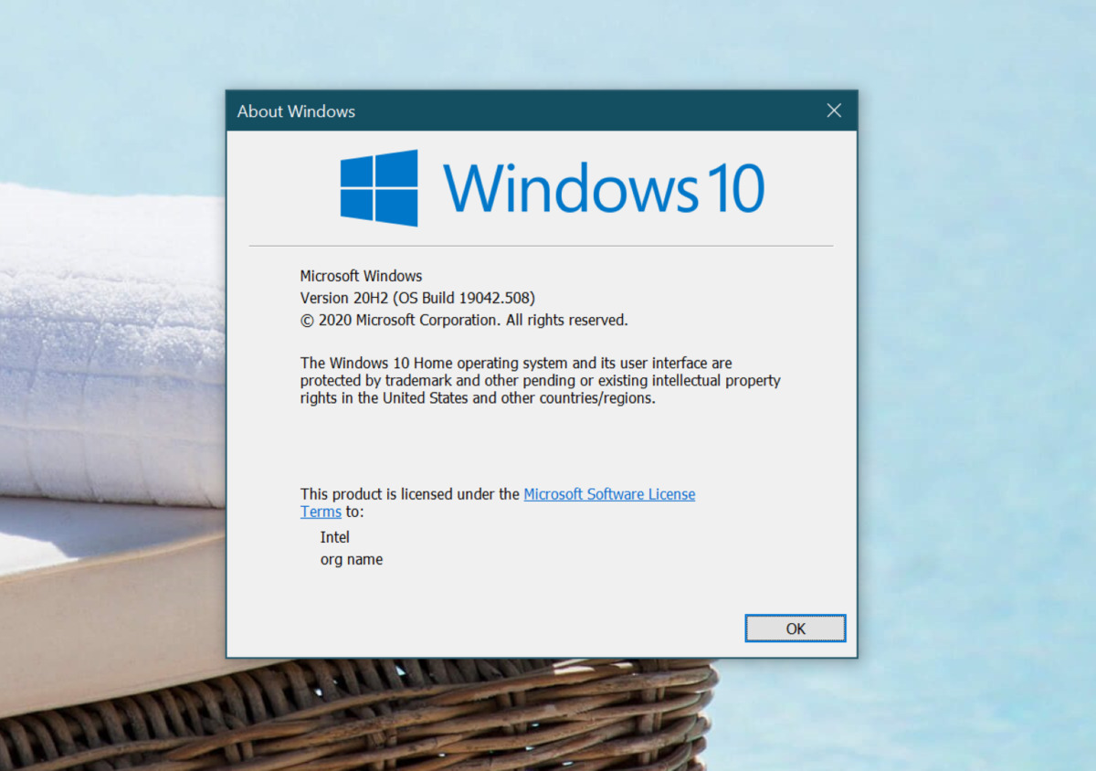 Windows 10 October 2020更新英寸方向正确(1)