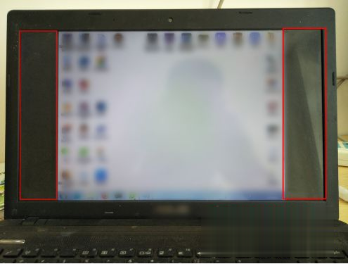 电脑屏幕旁边有黑色框如何恢复 电脑两边黑边怎么还原