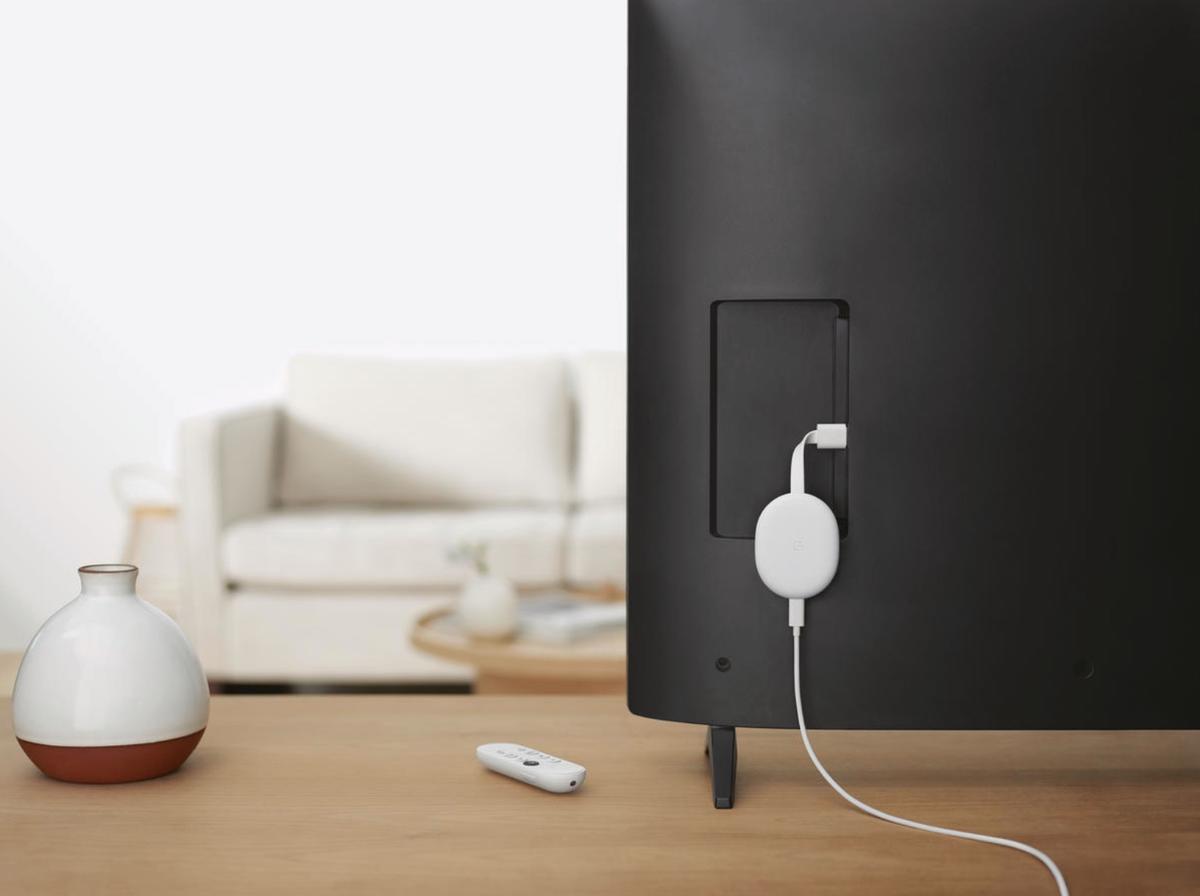 新的Google Chromecast获得了远程和Google TV界面