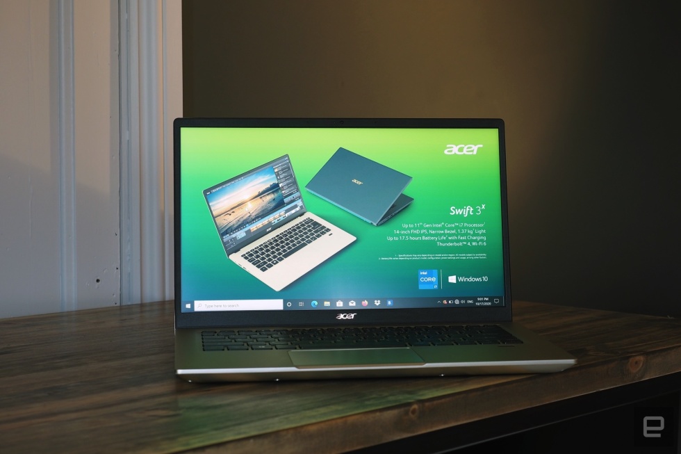 宏cer的Swift 3X是首款采用Intel Xe Max显卡的笔记本电脑(1)