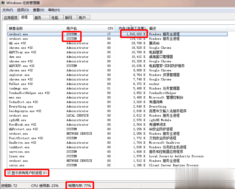 svchost占用内存过高怎么办超详细解决方案