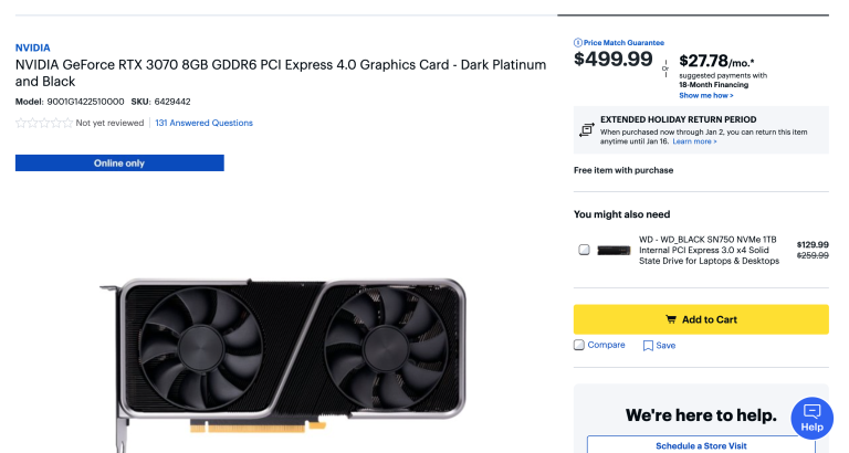 Nvidia的RTX 3070图形卡发布再次令人失望(2)