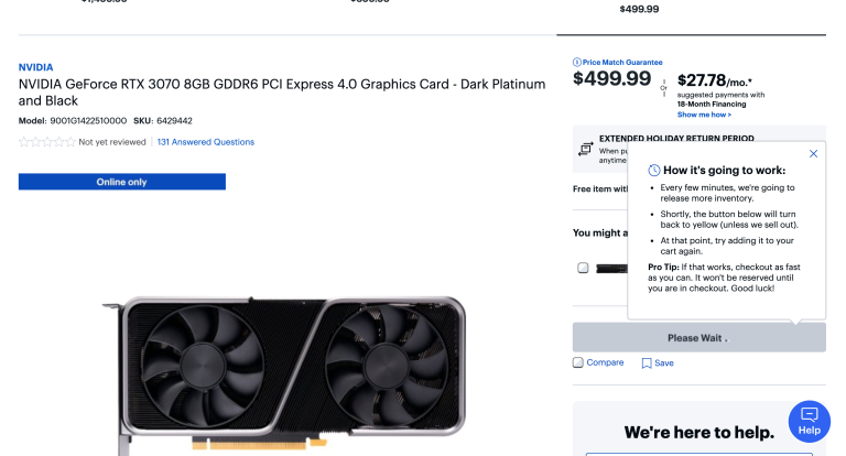 Nvidia的RTX 3070图形卡发布再次令人失望(3)