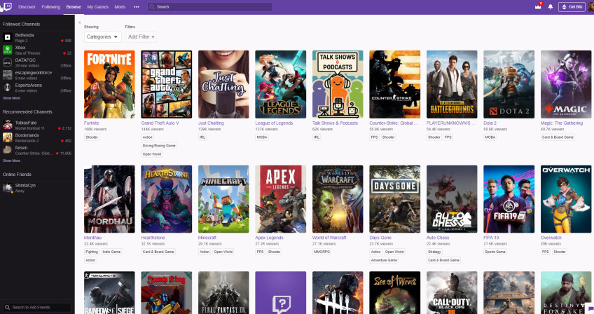 Twitch Streamers通过荒唐的无音乐游戏抗议DMCA的失败