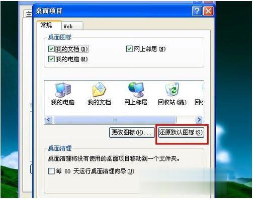 怎么更改桌面图标 WinXP更改桌面图标方法(6)