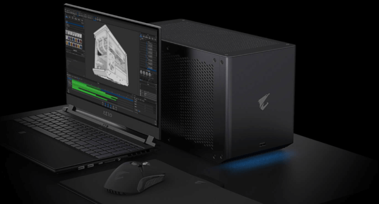 技嘉发布带有RTX 3090 3080的水冷外部GPU(1)