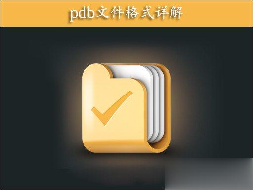 PDB是什么文件 PDB文件格式详解