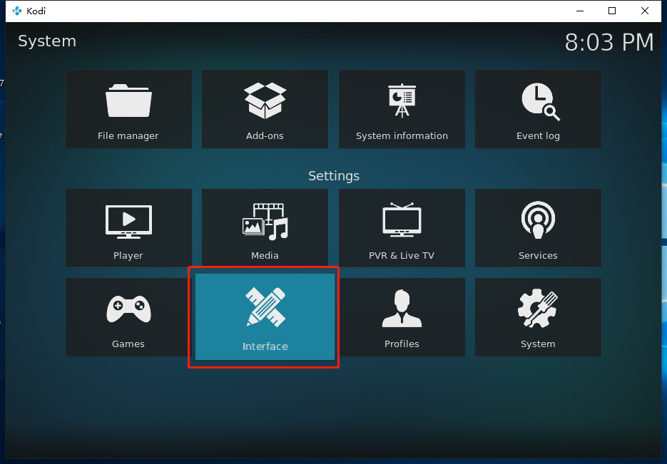 kodi18设置中文(1)