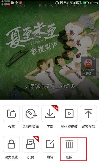 全民k歌作品怎么删除(2)