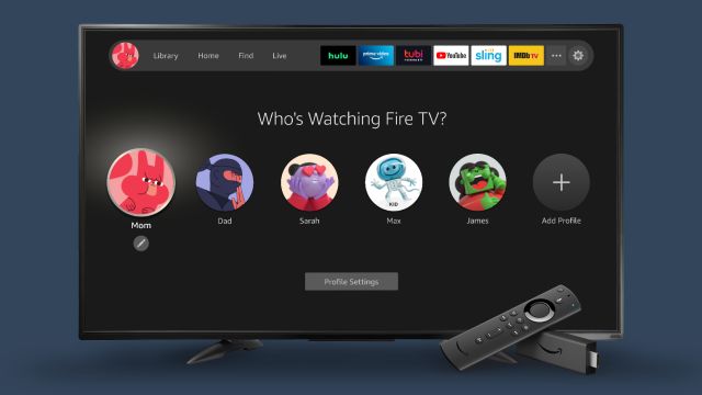 亚马逊重新设计的Fire TV界面增加了用户个人资料和新外观