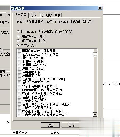 win7通过高级设置提高电脑性能的方法(5)