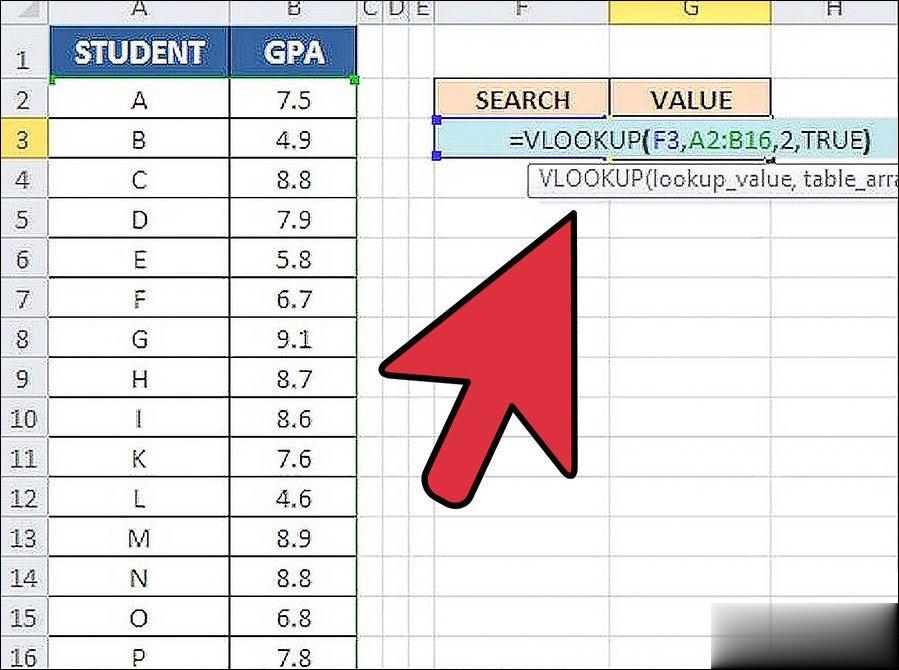 VLOOKUP函数的使用方法介绍 VLOOKUP函数的操作实例(8)