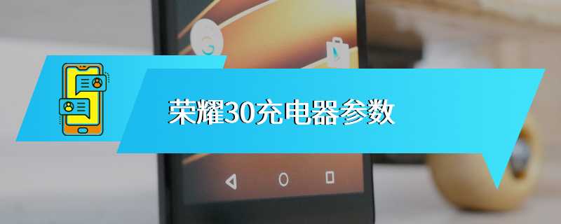 荣耀30充电器参数