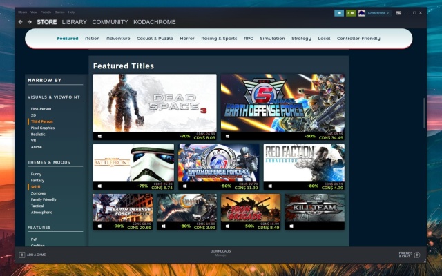 Valve添加了一种新的方式来过滤Steam