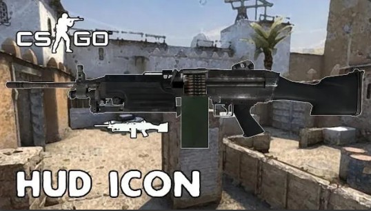求生之路2CSGO M249 HUD图标MOD
