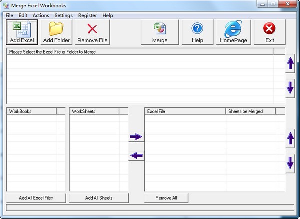 Merge Excel Workbooks
