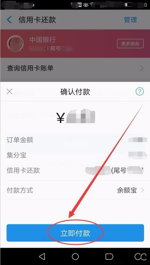 怎么用手机支付宝还信用卡(8)