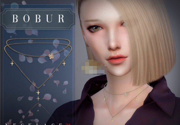 模拟人生4蝴蝶星星金项链MOD