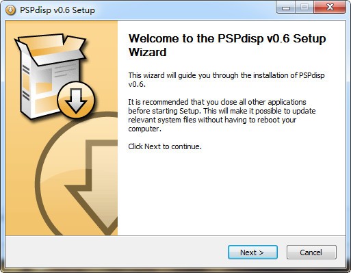 PSPdisp下载 v0.6最新版-含PSPdisp安装使用图解-