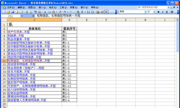 财务报表(1)