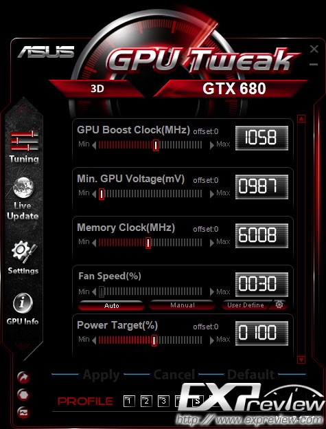 华硕显卡超频软件(ASUS GPU Tweak) v2.1.9.1官方中文版(3)