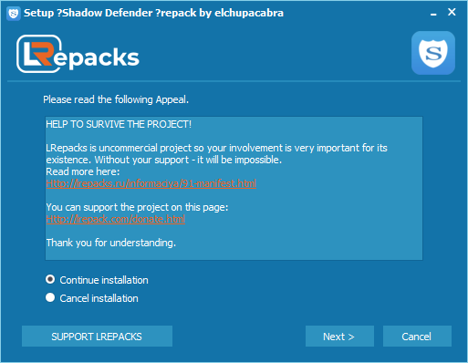 Shadow Defender v1.5.0.726中文免费版