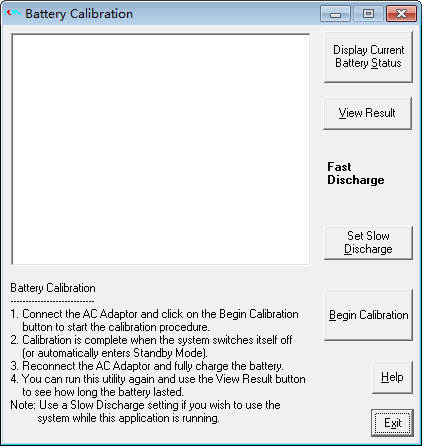 Battery Calibration