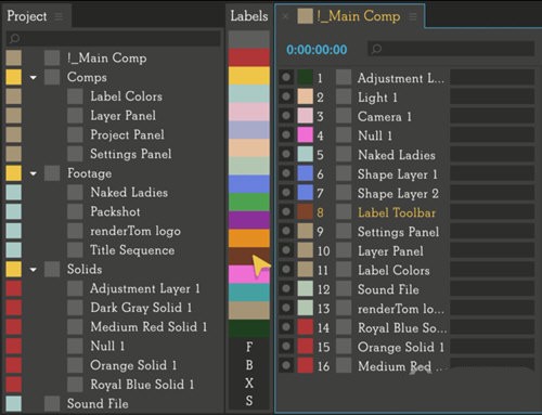 Aescripts Labels(图层标签批量管理AE脚本) v3.0官方版
