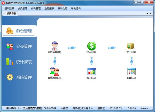 智能足浴管理系统