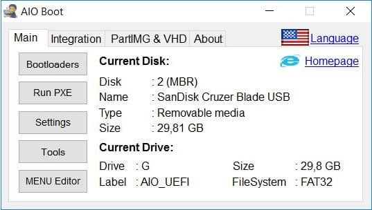 AIO Boot(U盘启动制作工具) v0.9.9官方版