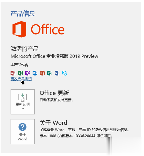 win10专业版系统上永久免费激活office 2019的两种方法（附激活码）(5)